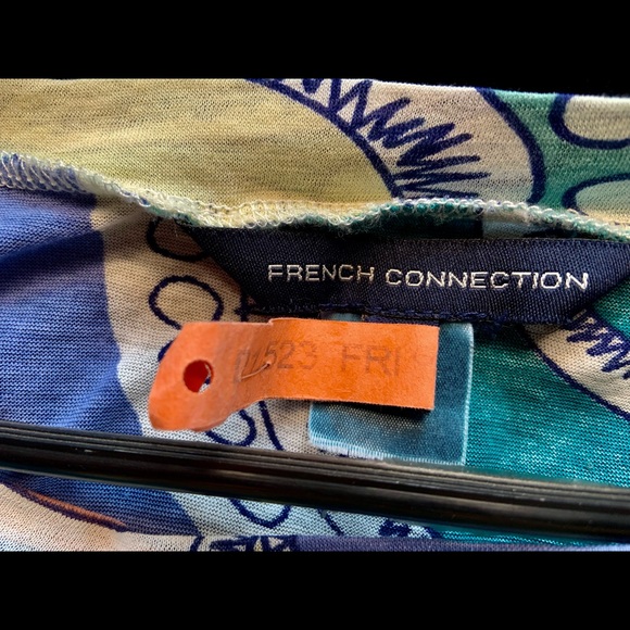 FRENCH CONNECTION SIXTIES MESH LONG SLEEVE DRESS - Picture 8 of 12